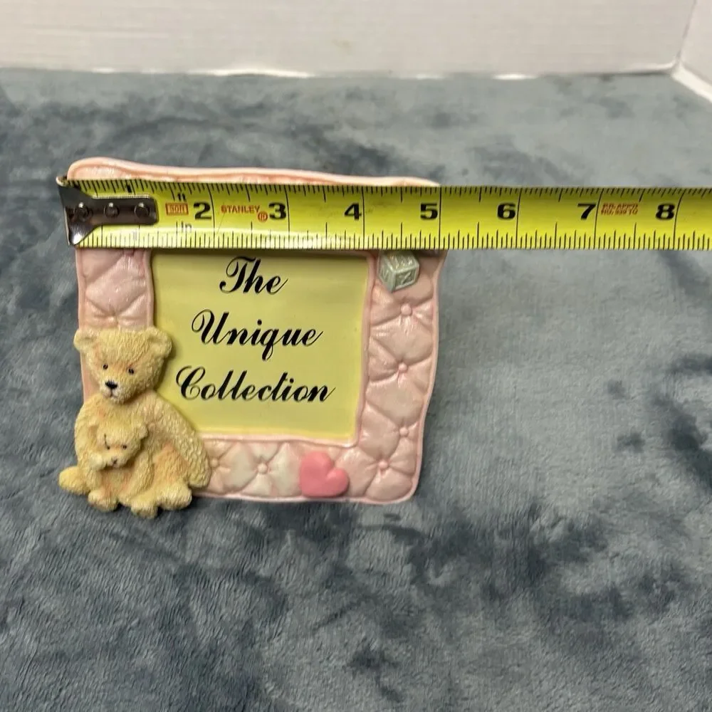 Vintage The Unique Collection Teddy Bear Nursery Picture Frame
